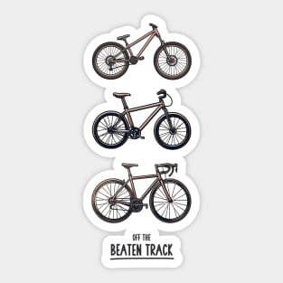 Off the beaten track Sticker